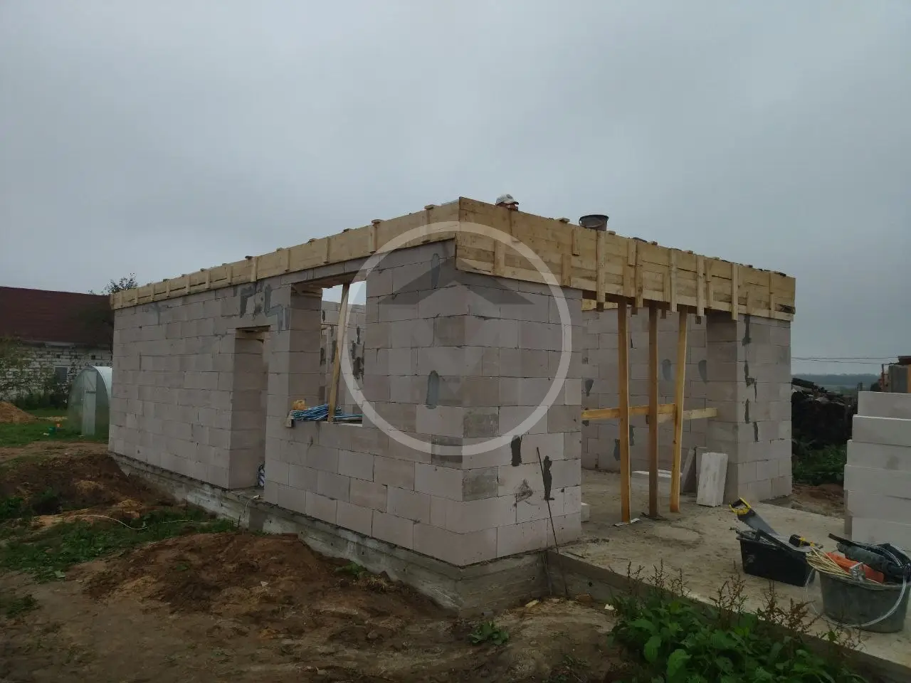 Дом из газобетонных блоков