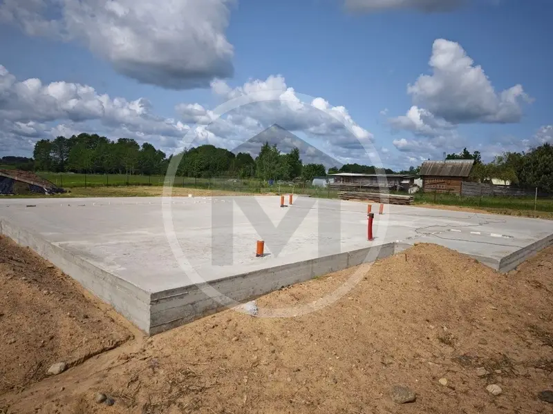 Фундаментная плита с входными группами