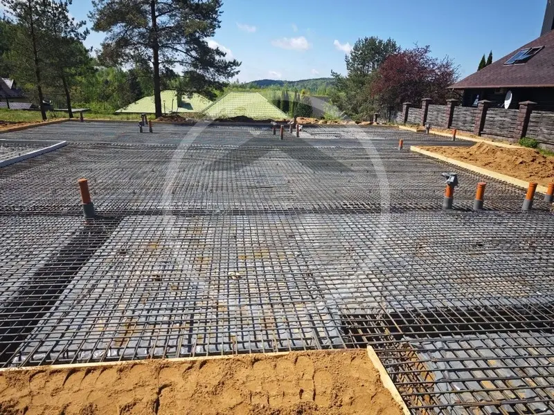 Плита фундаментная ребристая в д. Околица