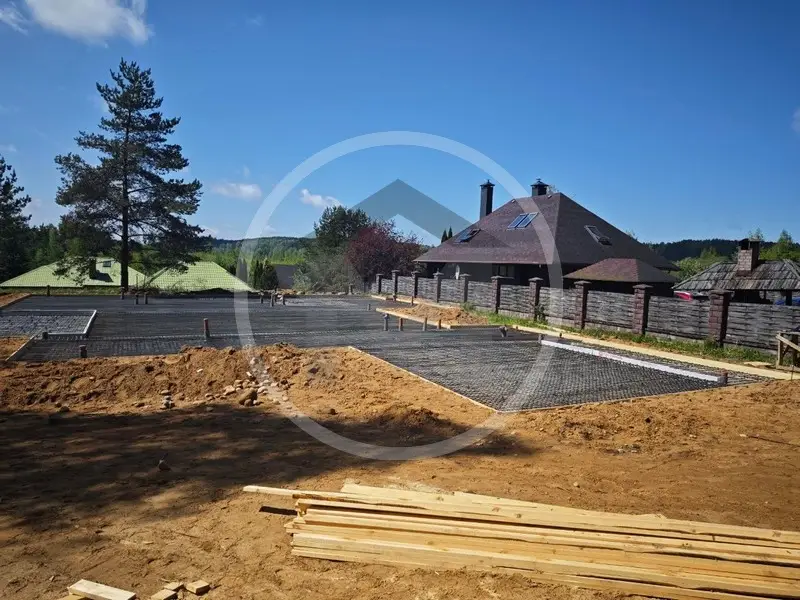 Плита фундаментная ребристая в д. Околица