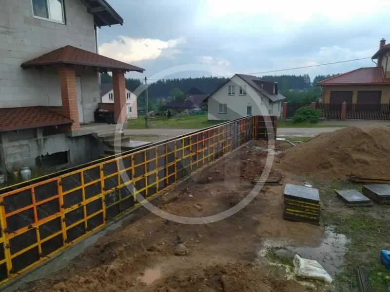 Перекрытие монолитное для одноэтажного жилого дома в пос. Раков