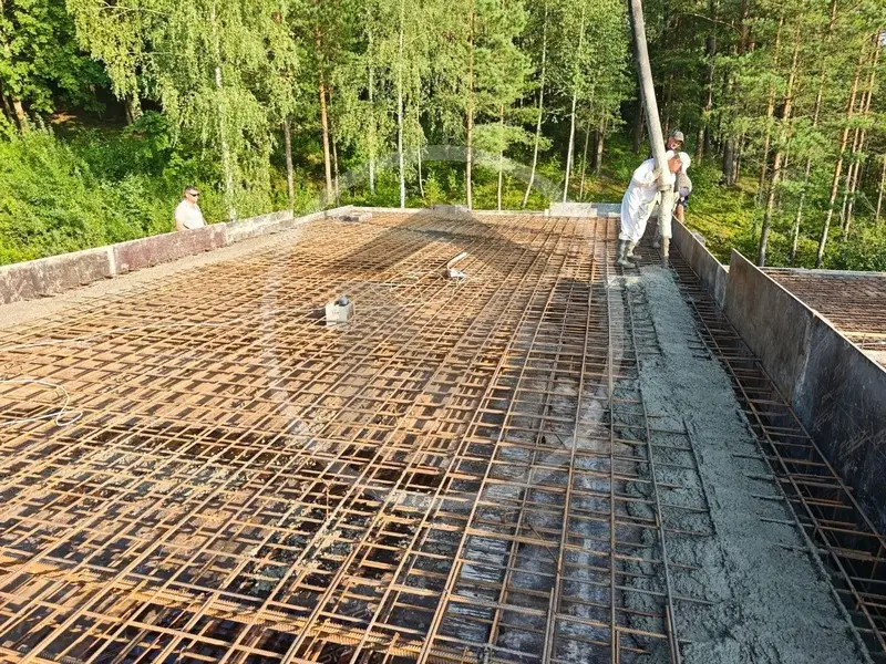 Устройство монолитного перекрытия в д. Раубичи
